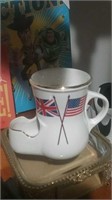 British American shaving mug