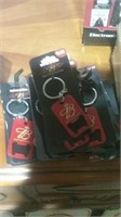 Group of new Budweiser bottle opener keychains
