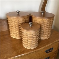 Longaberger Canister Baskets