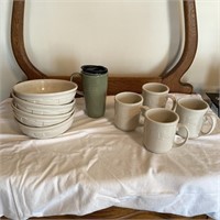Longaberger Bowls, Mugs & Travel Mug