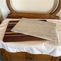 Artisan Cutting Board & Marble Slab