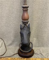 1950's Ranch Craft Originals Cast Iron Horse Lamp