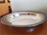 Oval Silverplated Dish