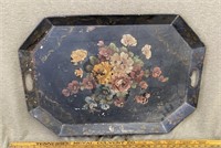 Early Toleware Painted Tray