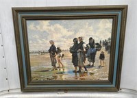 Oyster Gather's Painting by Sargent