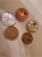 5pc Challenge Coins