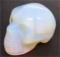 Hand Carved Opalite Crystal Skull
