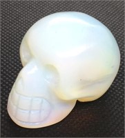 1-1/2" Hand Carved Opalite Crystal Skull