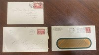 US Stamps 35 Early Commemoratives on Cover