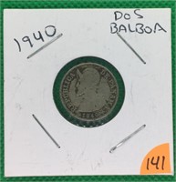 1940 Panama Dos Balboa