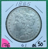 1885 Morgan Silver 1$, 61