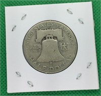 1952-S Franklin Half Dollar, Silver
