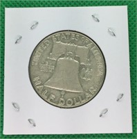 1963-D Franklin Half Dollar, XF