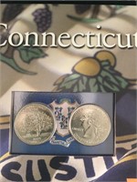 2 x 1999 Connecticut Quarter, MS