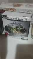 New salad on ice with Dome lid