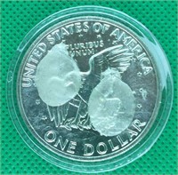 1972 Silver Dollar, MS