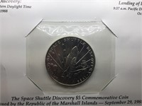 1988 Space Shuttle Comemorative Coin, MS