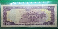 1998 50 Pesos Bill