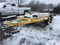 1967 JOHN DEERE 1100 14' INDUSTRIAL T/A TRAILER