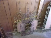 Wrought Iron Mirror Frames From a Church