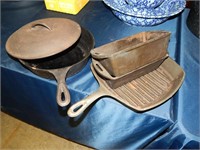 Group of vintage LODGE Cast Iron Cookware