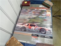 Bill Elliot Signed Poster NASCAR