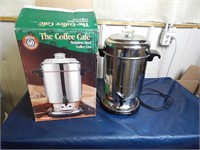 60 Cup Coffee Pot by Coffee Cafe w/ box