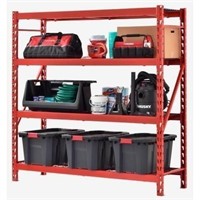 Husky 4-Tier Welded Steel Garage Storage Shelf