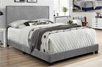 Grey Cal King Bed
