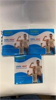 Set of 3 Muscle Heat Pads