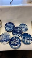 Set of 9 Canadian Collector Wall Plates