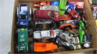 BOX OF DIE CAST CARS