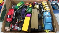 BOX OF DIE CAST CARS