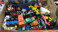 BOX OF DIE CAST CARS