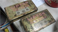 LIPTON TEA TIN