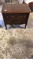 two drawer small dresser solid wood