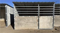 12' x 12' Horse Shelters Closed Front With Gate