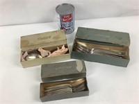 3 boites de cuillères Rogers 3 formats/styles