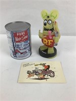 Figurine Funko Rat Fink par Ed Roth/carte postale