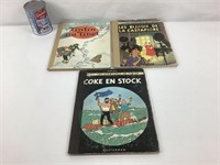 3 BD's de collection Tintin