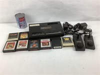 Console/2 manettes/Jeux Atari dont Donkey Kong -