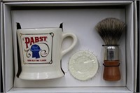 Pabst Beer Collector Shaving Set in box