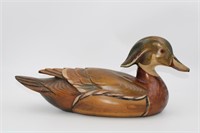 Ducks Unlimited 19" Wood Duck Decoy by Tom Taber