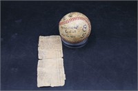 1954 Carbondale Owls Signed Baseball