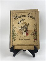 Antique German Sliding Picture Book Hus Dem Seben