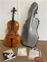 John Cheng Stradivari Cello w/ Case & Books