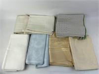 Large Lot of Vintage Table Linens
