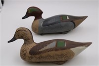 2 Captian Harry Jobes signed & dated decoys