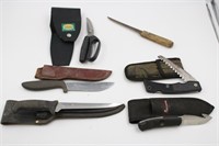 Assorted Knives and Sheaths