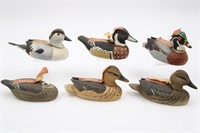 6 Miniature Duck Decanters